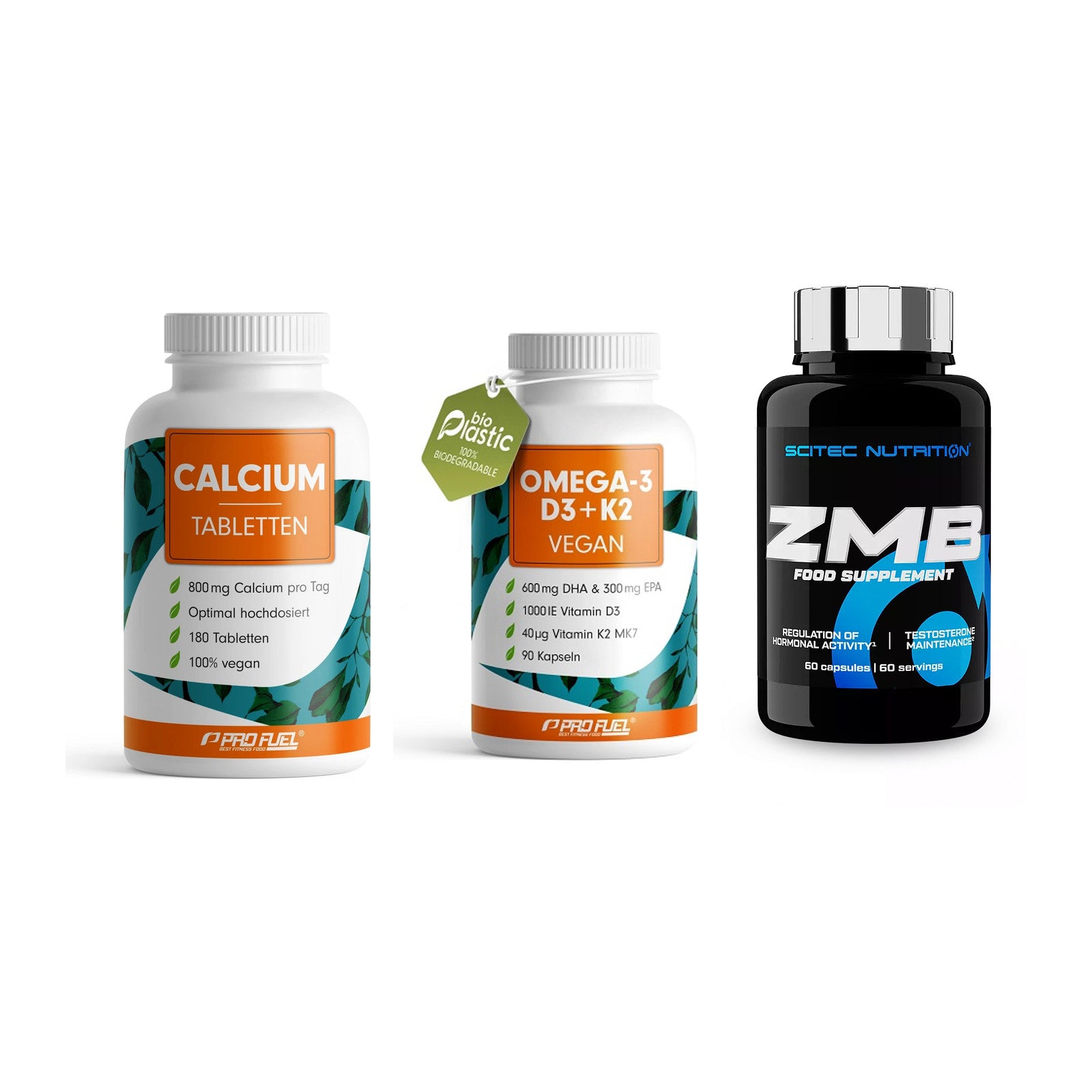 Calcium, Vitamin D & Magnesium: ProFuel Calcium + 2 weitere – alle enthaltenen Artikel