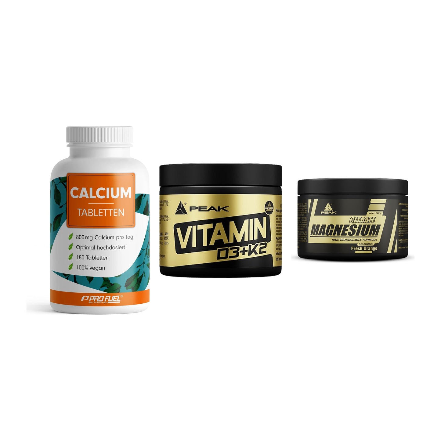 Calcium, Vitamin D & Magnesium: ProFuel Calcium + 2 weitere – alle enthaltenen Artikel