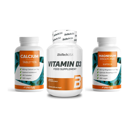 Calcium, Vitamin D & Magnesium: ProFuel Calcium + 2 weitere – alle enthaltenen Artikel