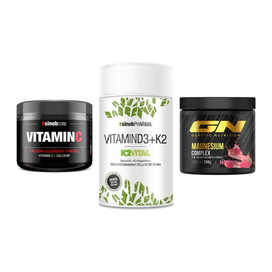 Calcium, Vitamin D & Magnesium: Sinob Vitamin C Calcium + 2 weitere – alle enthaltenen Artikel