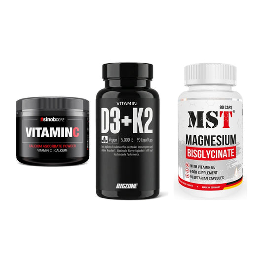 Calcium, Vitamin D & Magnesium: Sinob Vitamin C Calcium + 2 weitere – alle enthaltenen Artikel