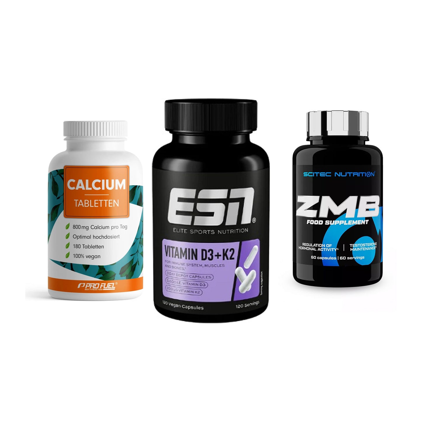 Calcium, Vitamin D & Magnesium: ProFuel Calcium + 2 weitere – alle enthaltenen Artikel