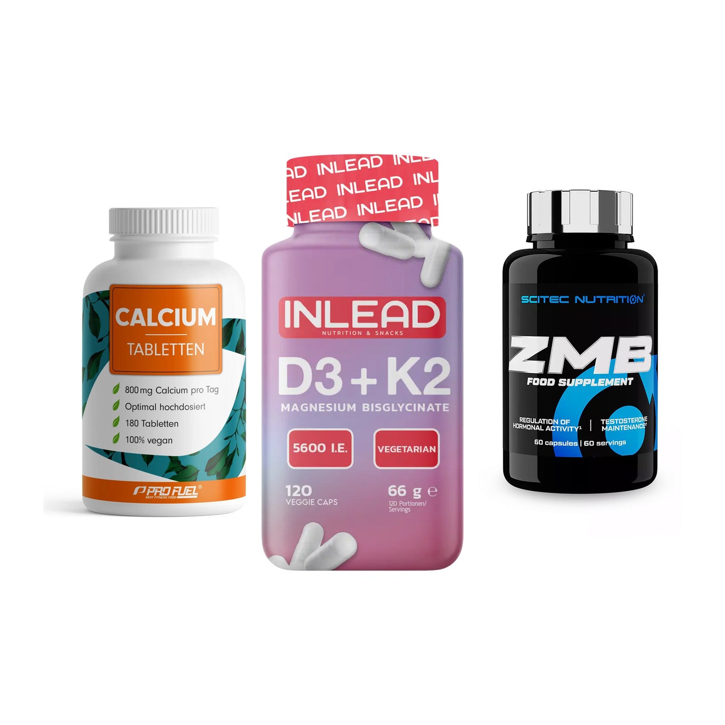 Calcium, Vitamin D & Magnesium: ProFuel Calcium + 2 weitere – alle enthaltenen Artikel