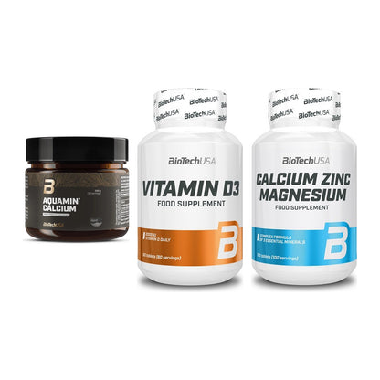 Calcium, Vitamin D & Magnesium: BioTech Aquamin Calcium + 2 weitere – alle enthaltenen Artikel