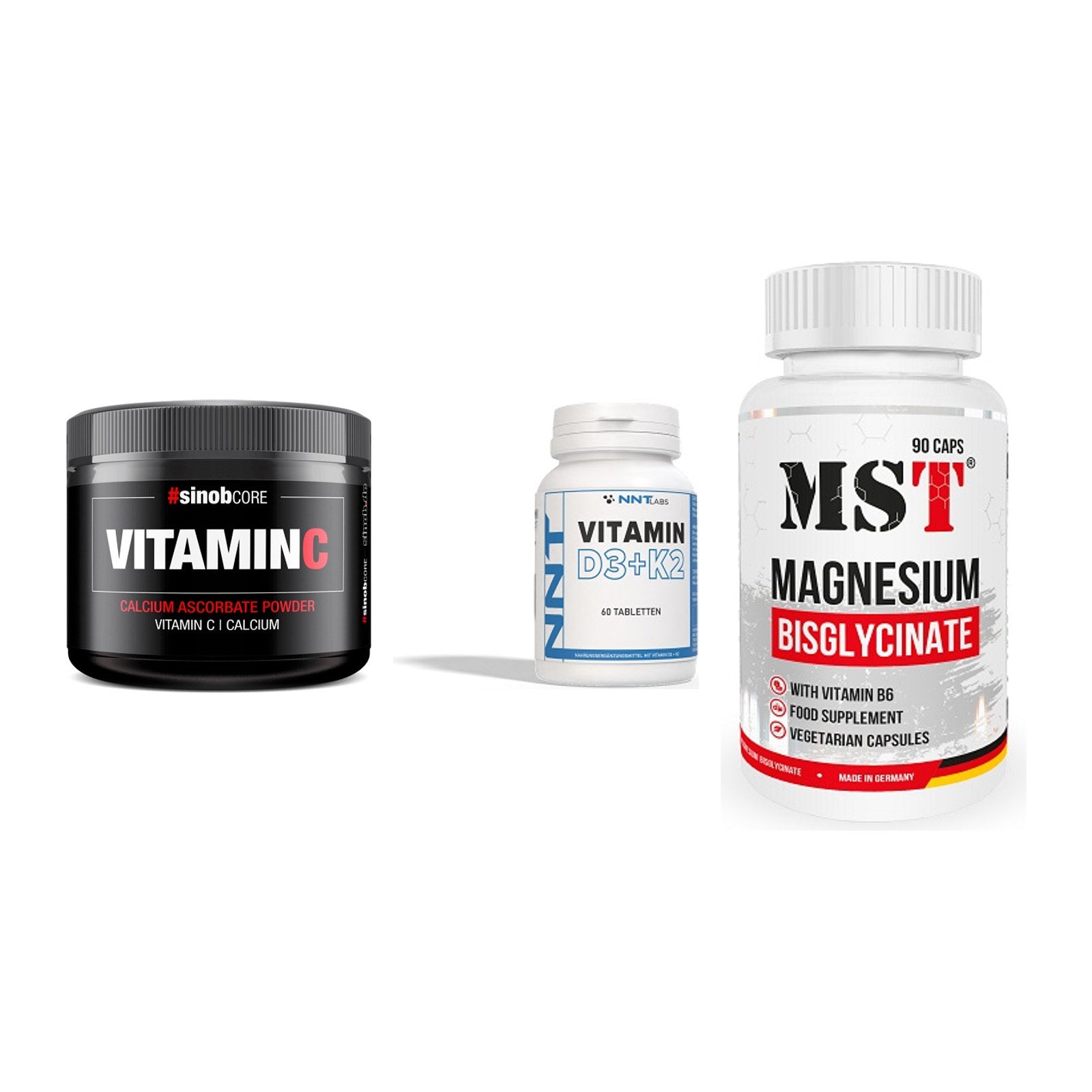 Calcium, Vitamin D & Magnesium: Sinob Vitamin C Calcium + 2 weitere – alle enthaltenen Artikel
