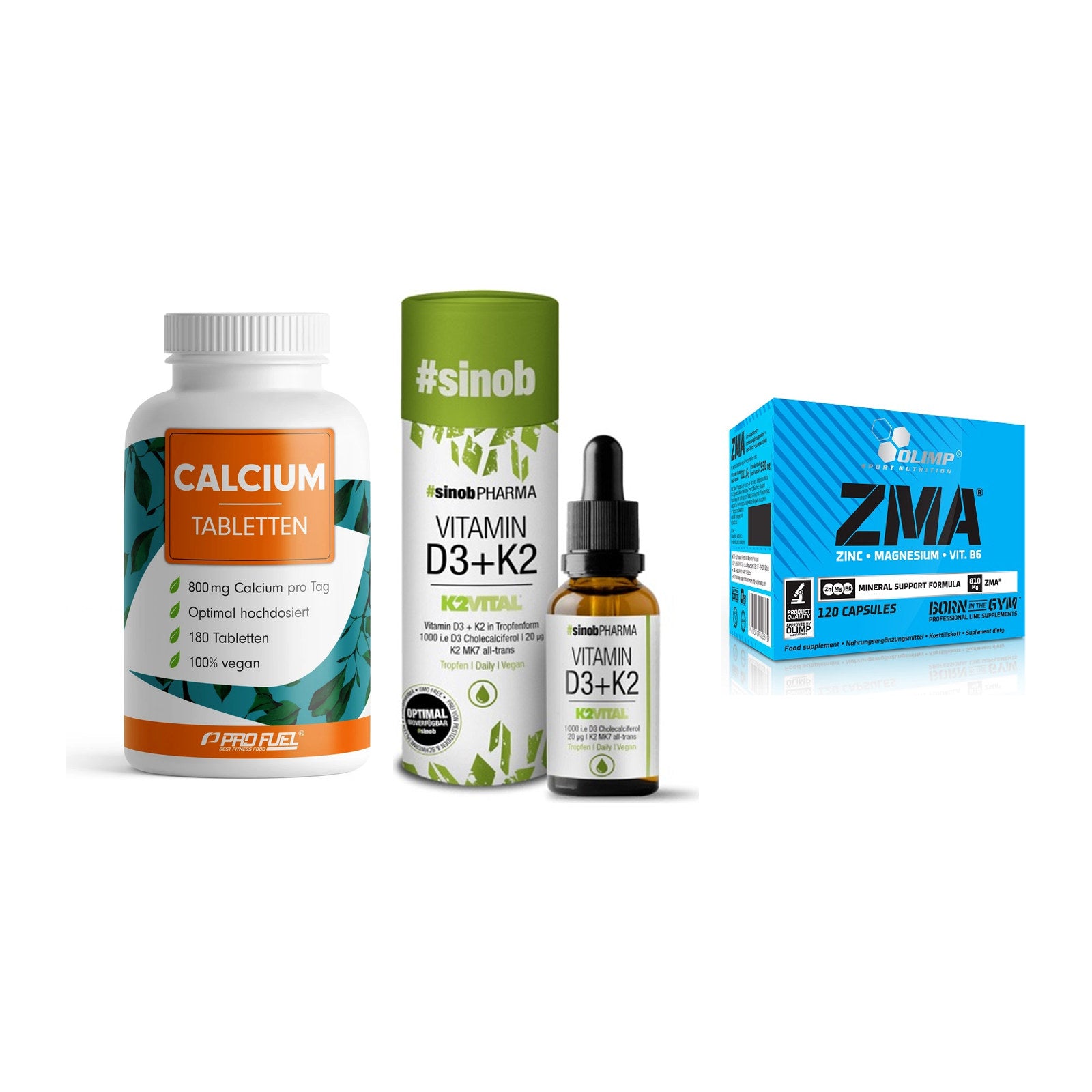 Calcium, Vitamin D & Magnesium: ProFuel Calcium + 2 weitere – alle enthaltenen Artikel