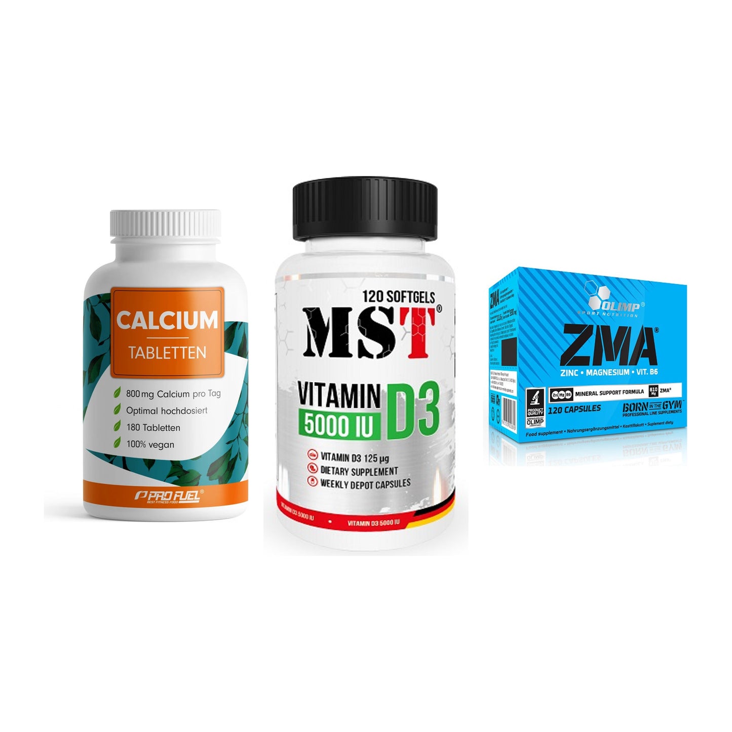 Calcium, Vitamin D & Magnesium: ProFuel Calcium + 2 weitere – alle enthaltenen Artikel