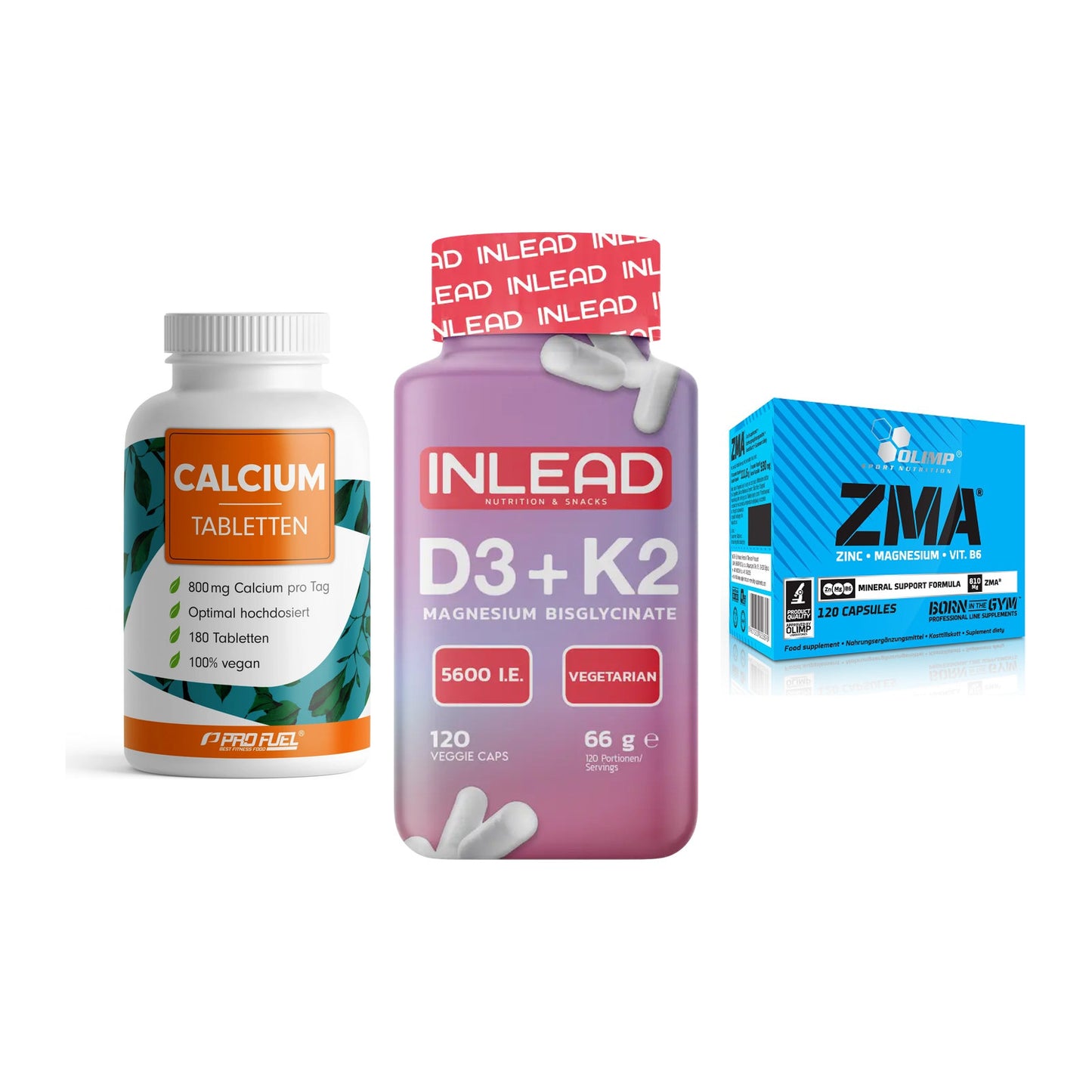 Calcium, Vitamin D & Magnesium: ProFuel Calcium + 2 weitere – alle enthaltenen Artikel