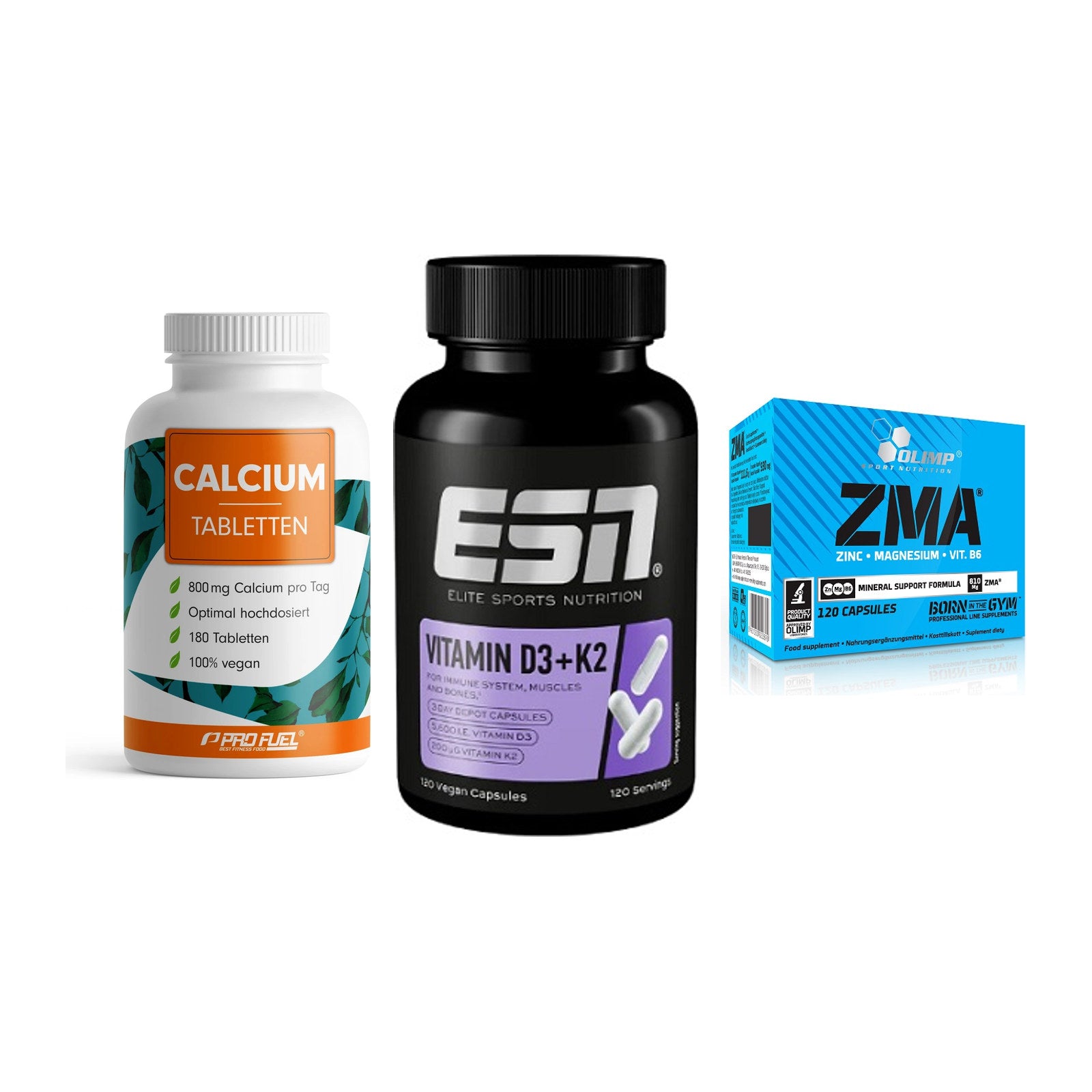 Calcium, Vitamin D & Magnesium: ProFuel Calcium + 2 weitere – alle enthaltenen Artikel