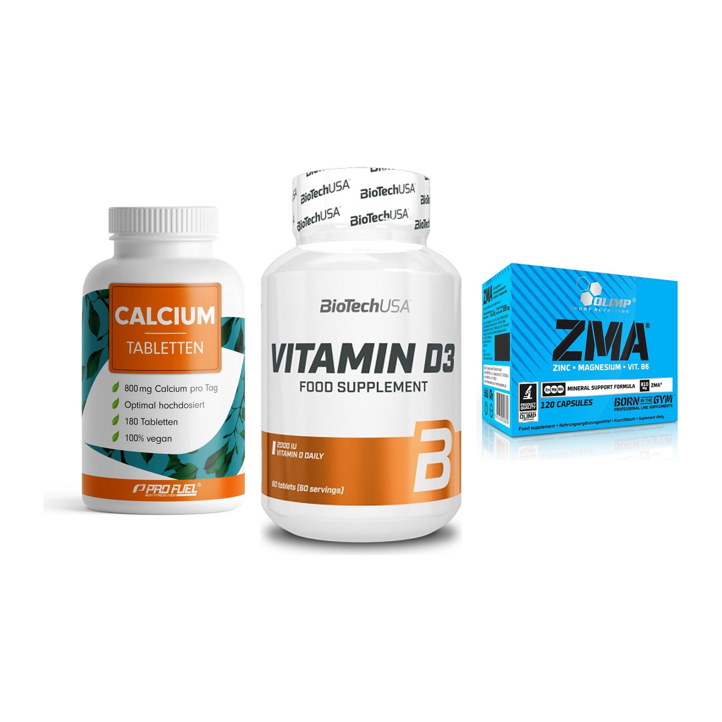 Calcium, Vitamin D & Magnesium: ProFuel Calcium + 2 weitere – alle enthaltenen Artikel