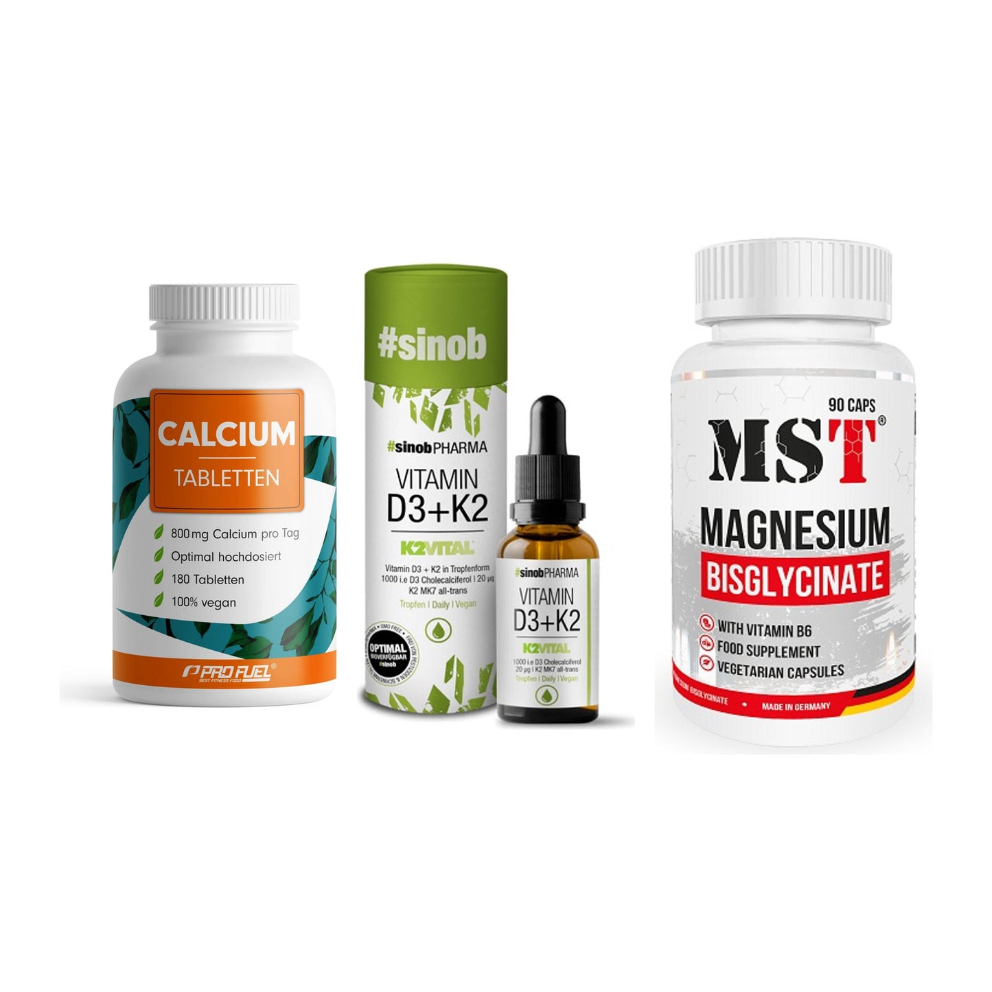 Calcium, Vitamin D & Magnesium: ProFuel Calcium + 2 weitere – alle enthaltenen Artikel