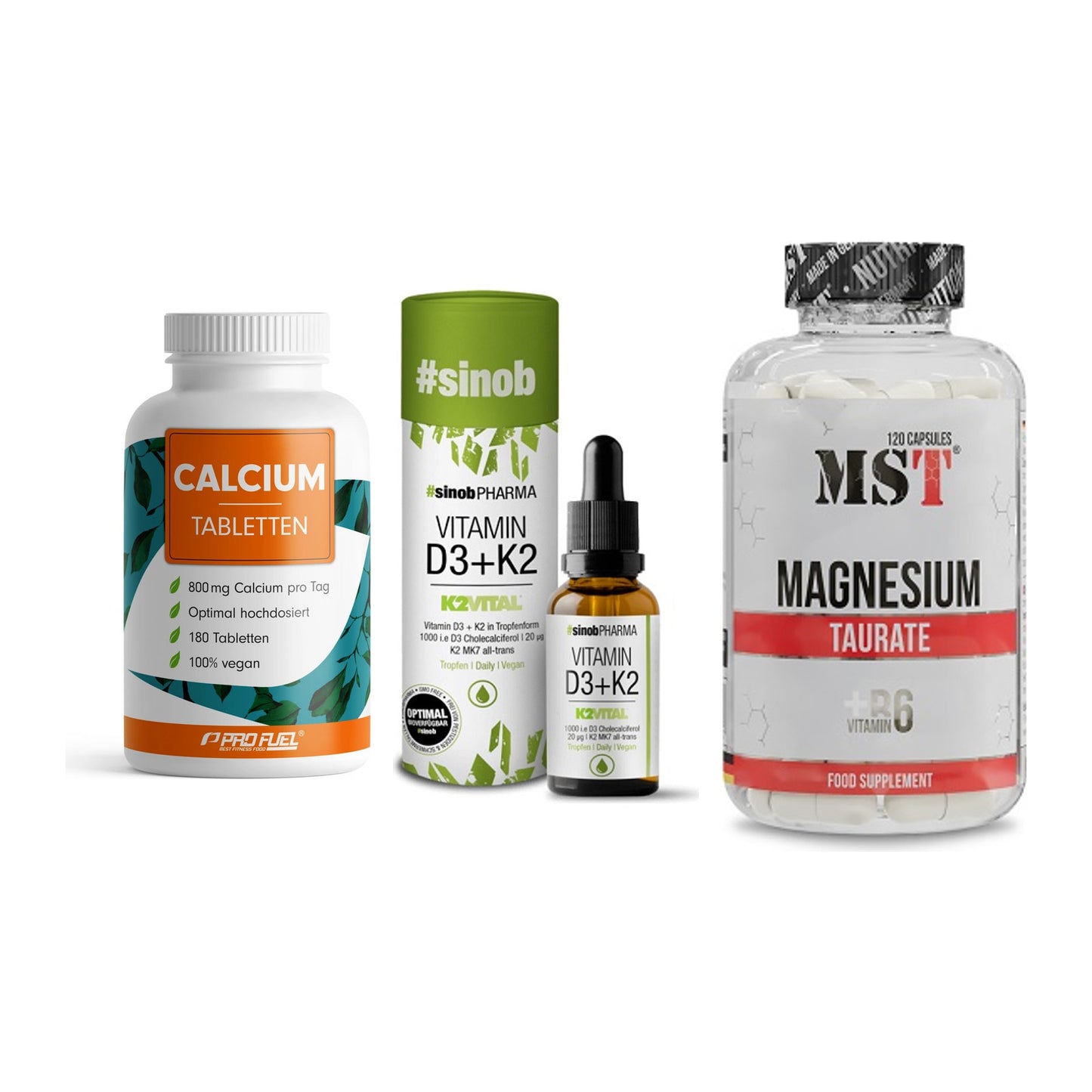 Calcium, Vitamin D & Magnesium: ProFuel Calcium + 2 weitere – alle enthaltenen Artikel