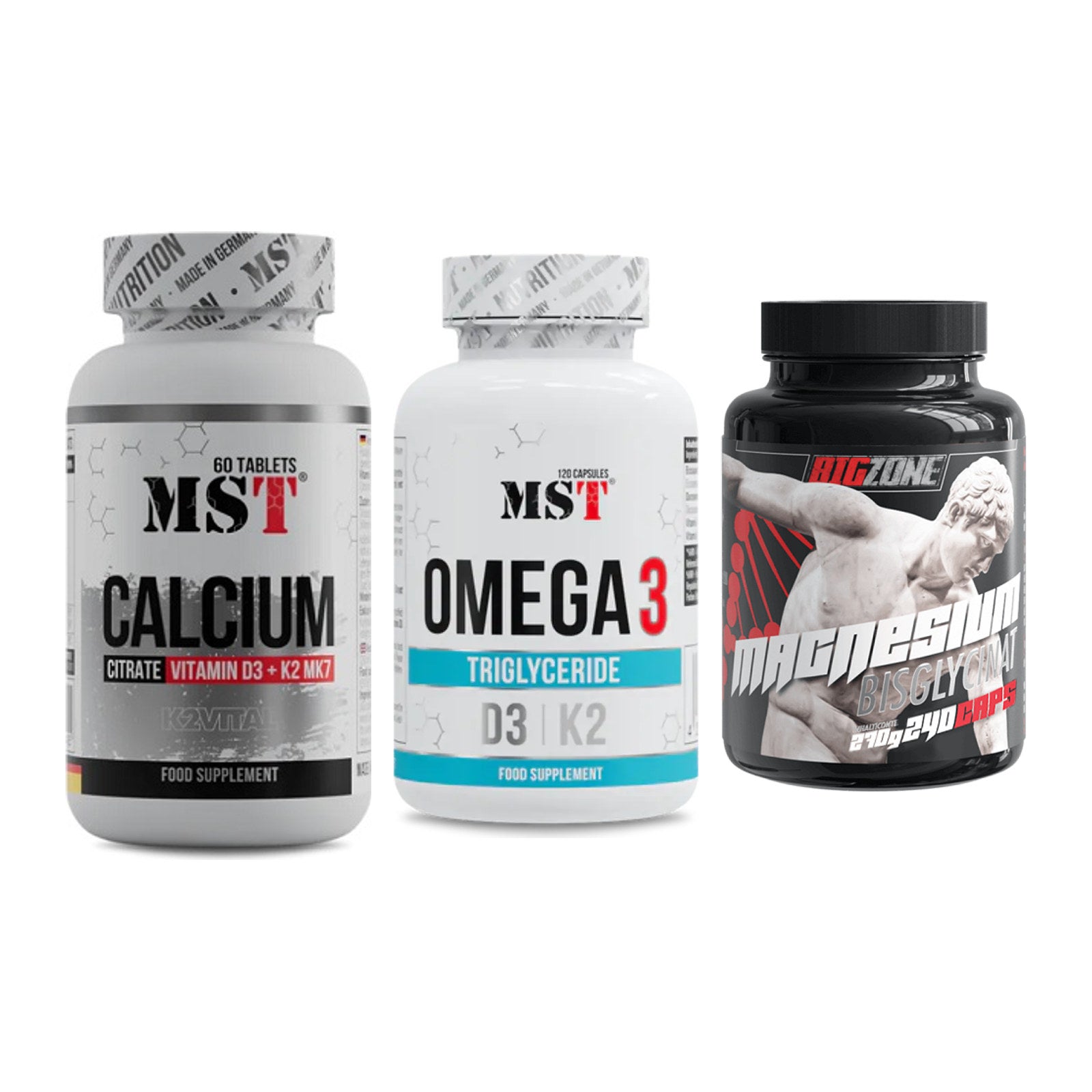 Calcium, Vitamin D & Magnesium: MST Calcium Citrate D3 + 2 weitere – alle enthaltenen Artikel
