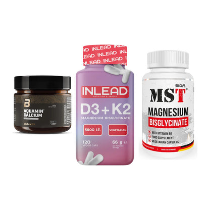 Calcium, Vitamin D & Magnesium: BioTech Aquamin Calcium + 2 weitere – alle enthaltenen Artikel