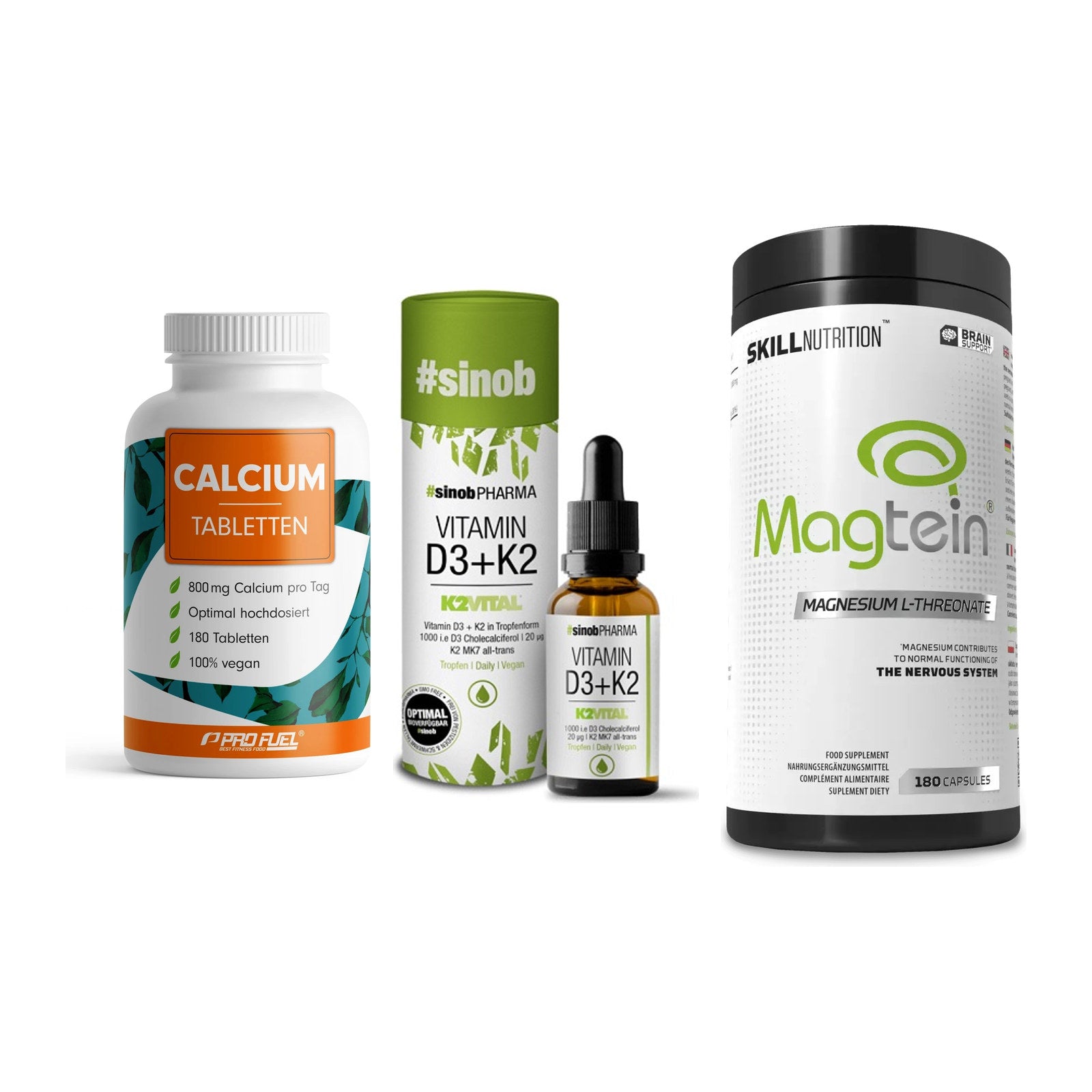 Calcium, Vitamin D & Magnesium: ProFuel Calcium + 2 weitere – alle enthaltenen Artikel