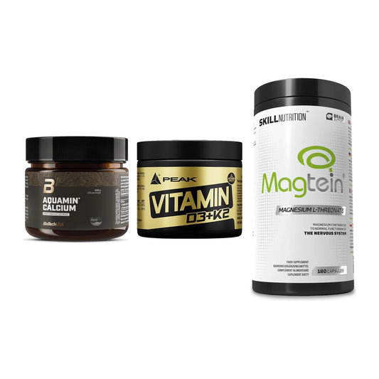Calcium, Vitamin D & Magnesium: BioTech Aquamin Calcium + 2 weitere – alle enthaltenen Artikel