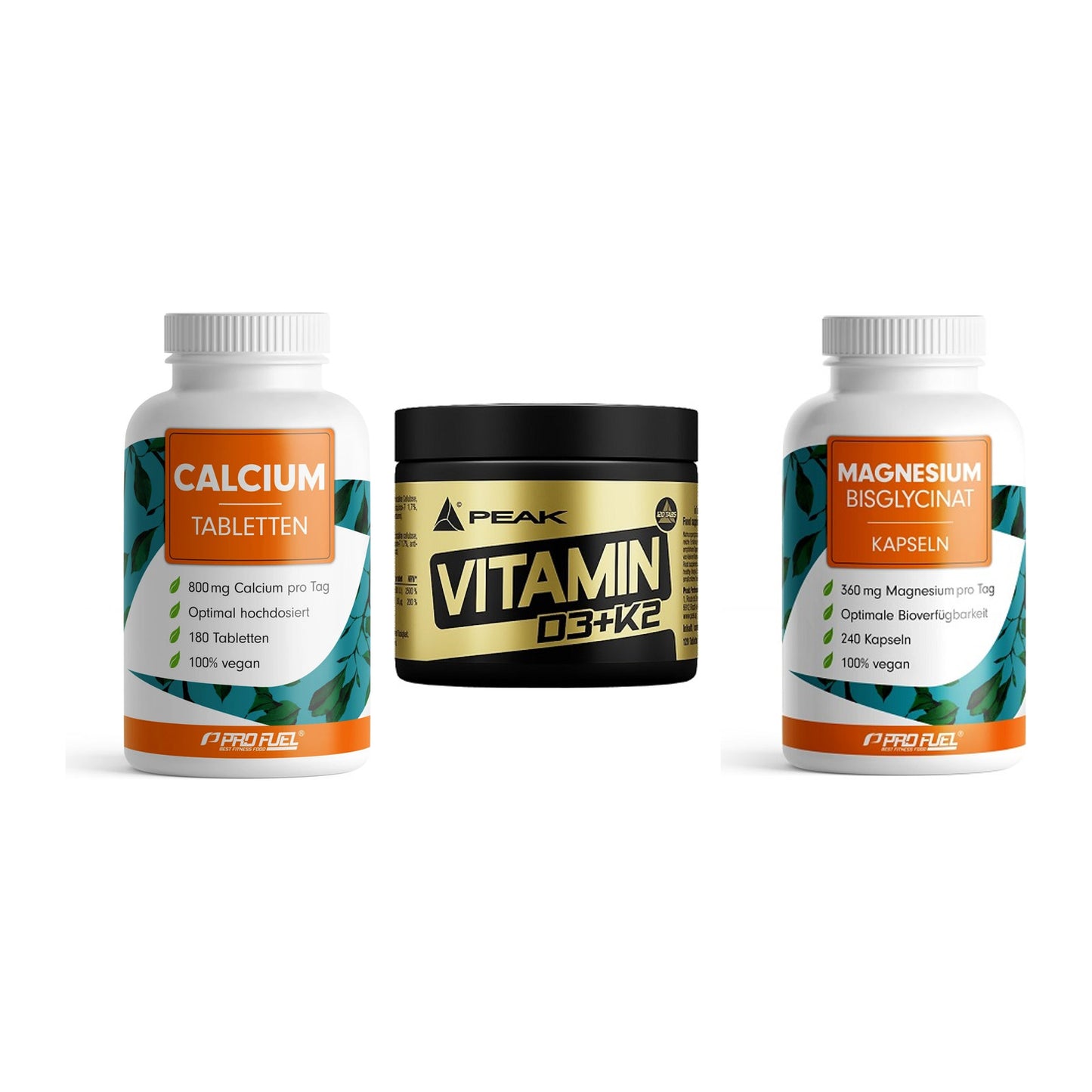 Calcium, Vitamin D & Magnesium: ProFuel Calcium + 2 weitere – alle enthaltenen Artikel