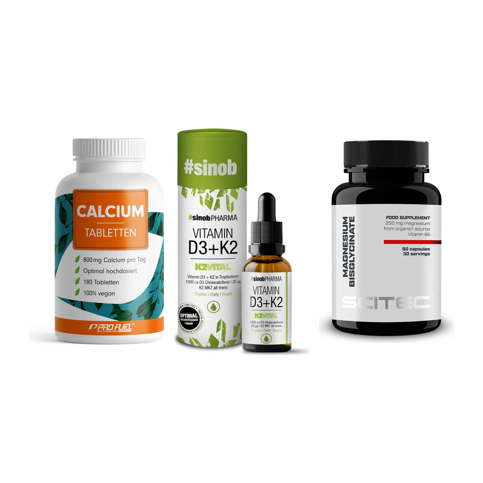 Calcium, Vitamin D & Magnesium: ProFuel Calcium + 2 weitere – alle enthaltenen Artikel