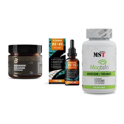 Calcium, Vitamin D & Magnesium: BioTech Aquamin Calcium + 2 weitere – alle enthaltenen Artikel