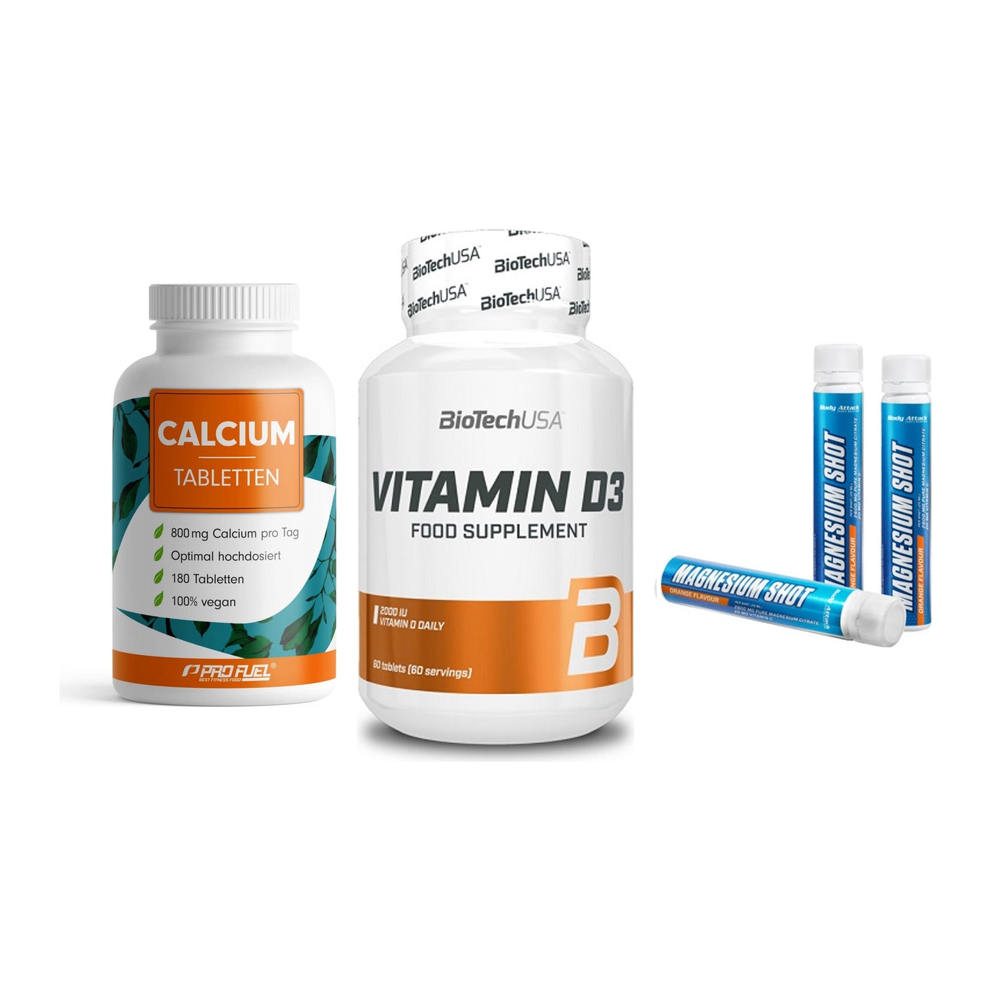 Calcium, Vitamin D & Magnesium: ProFuel Calcium + 2 weitere – alle enthaltenen Artikel