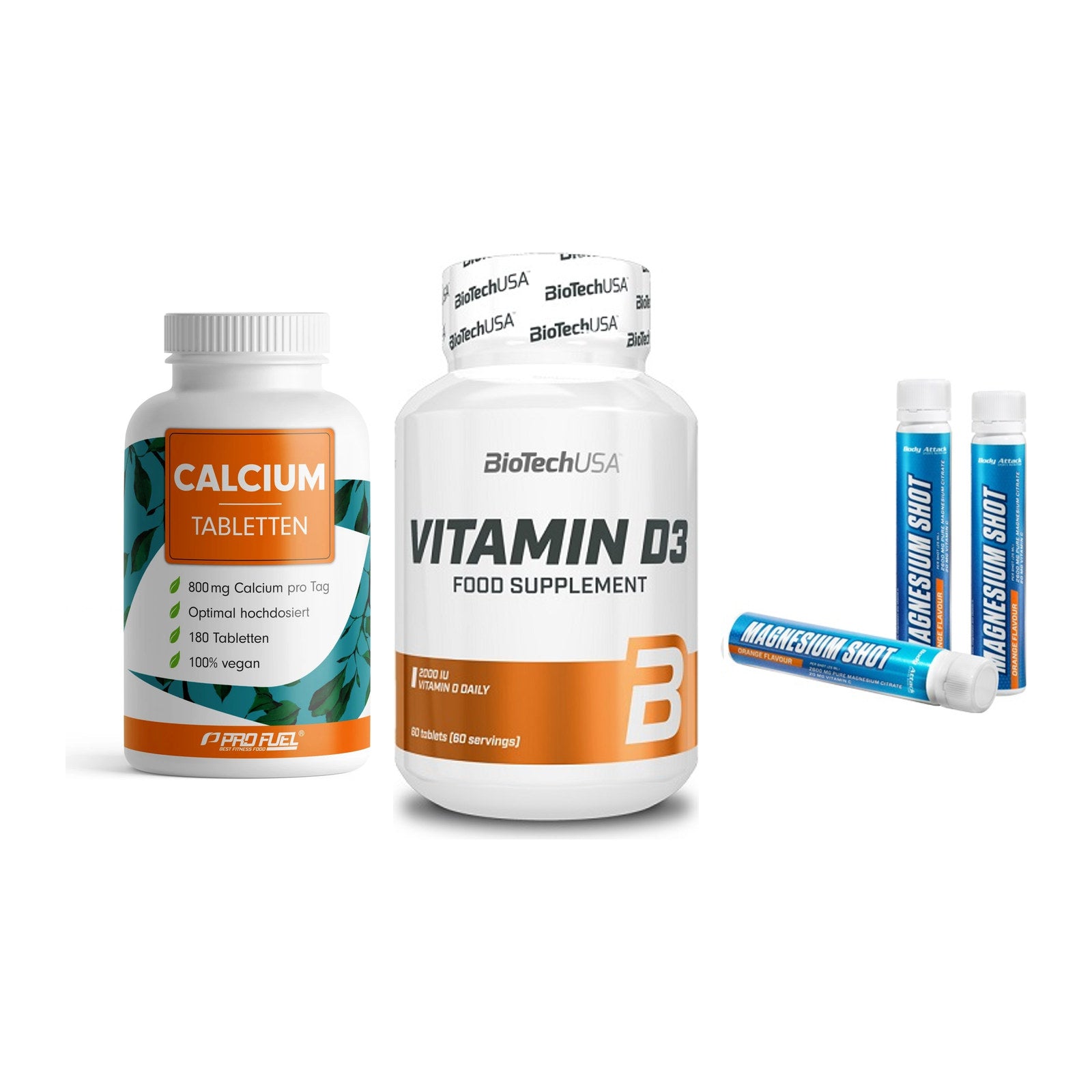 Calcium, Vitamin D & Magnesium: ProFuel Calcium + 2 weitere – alle enthaltenen Artikel