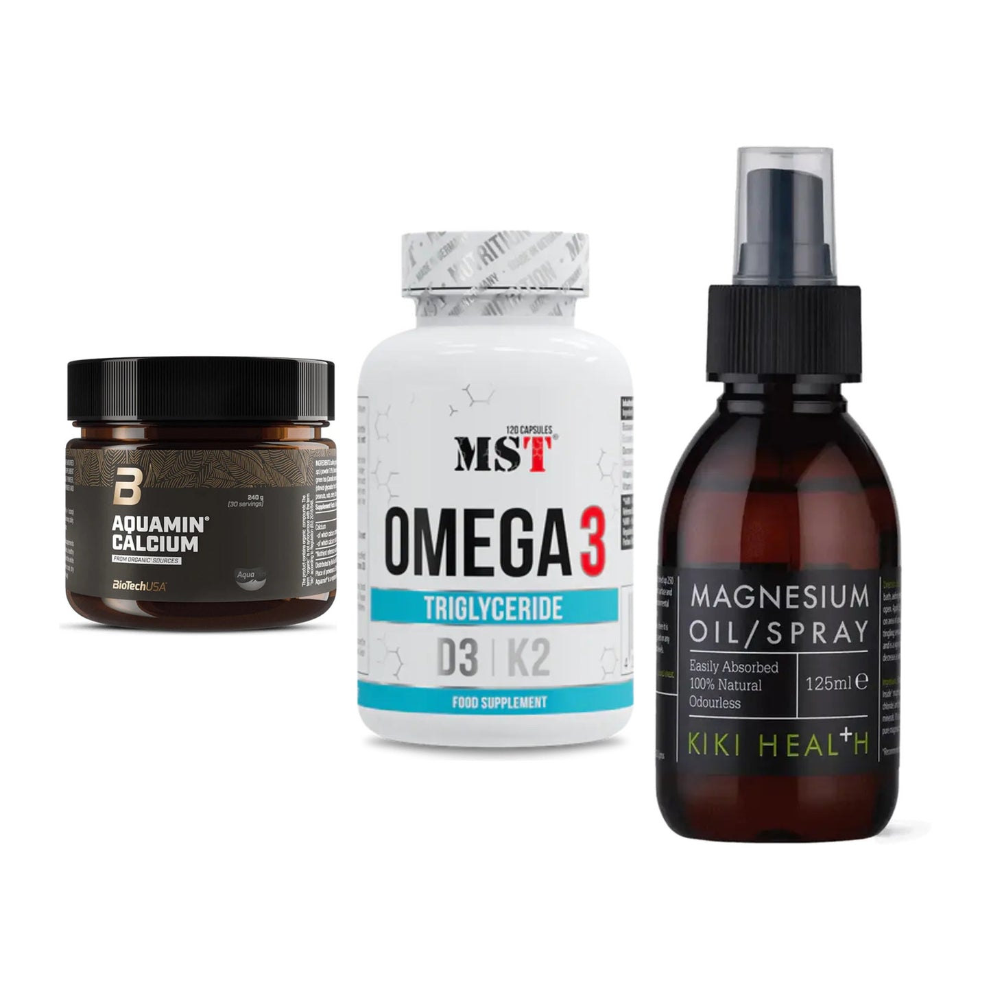 Calcium, Vitamin D & Magnesium: BioTech Aquamin Calcium + 2 weitere – alle enthaltenen Artikel