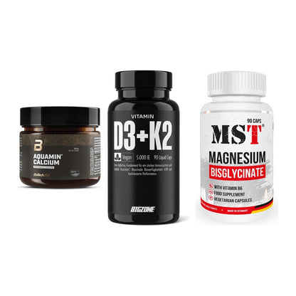 Calcium, Vitamin D & Magnesium: BioTech Aquamin Calcium + 2 weitere – alle enthaltenen Artikel