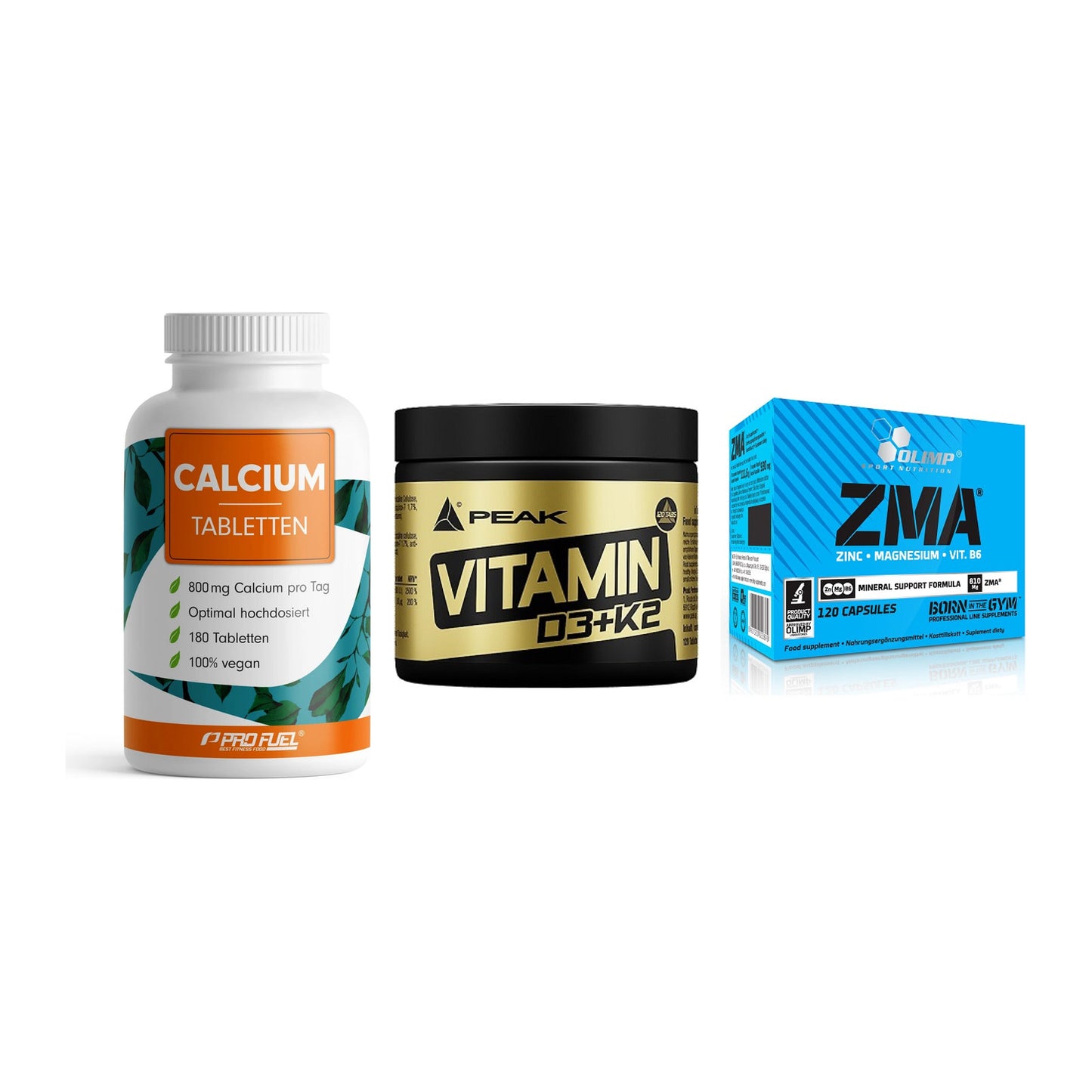 Calcium, Vitamin D & Magnesium: ProFuel Calcium + 2 weitere – alle enthaltenen Artikel