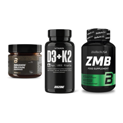 Calcium, Vitamin D & Magnesium: BioTech Aquamin Calcium + 2 weitere – alle enthaltenen Artikel