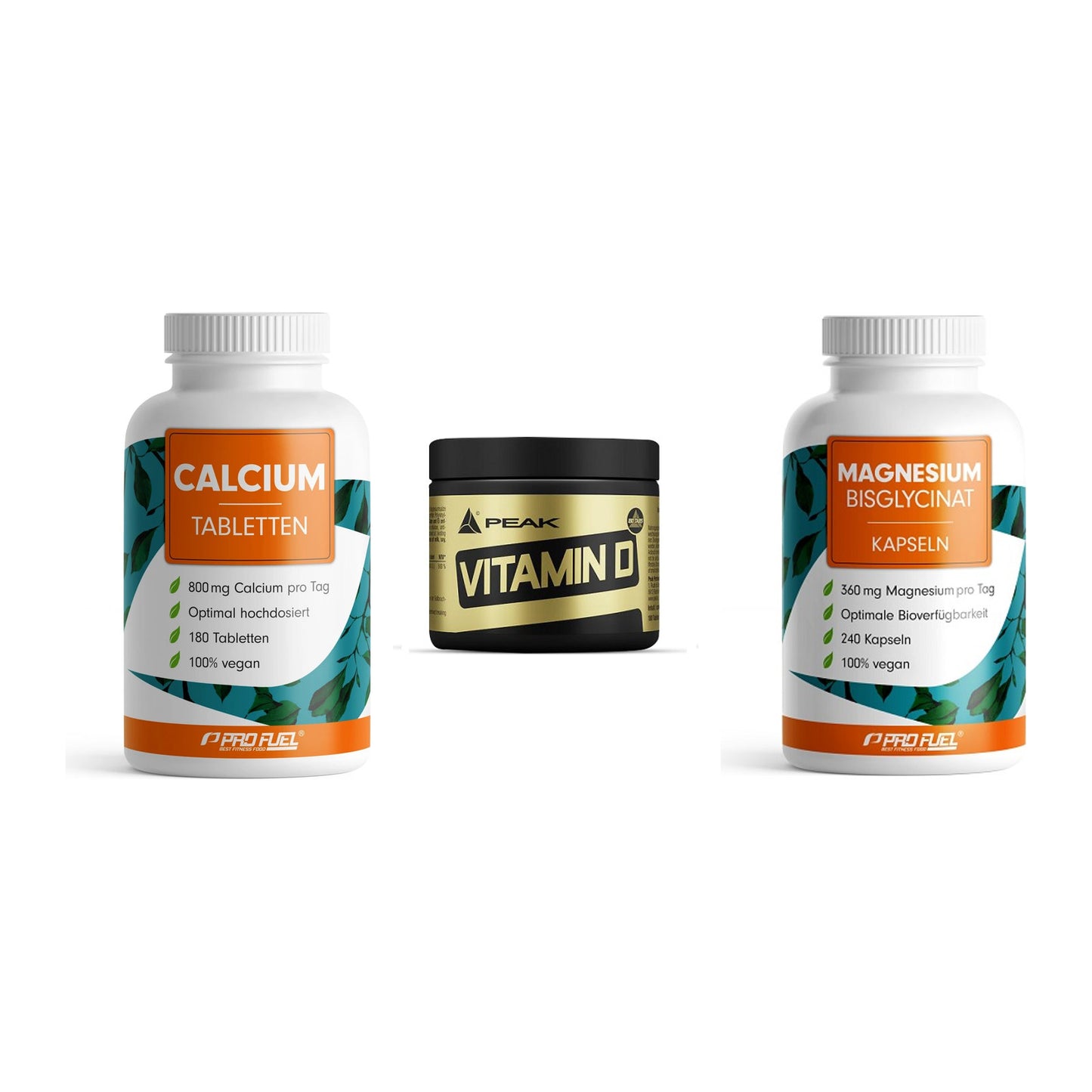 Calcium, Vitamin D & Magnesium: ProFuel Calcium + 2 weitere – alle enthaltenen Artikel