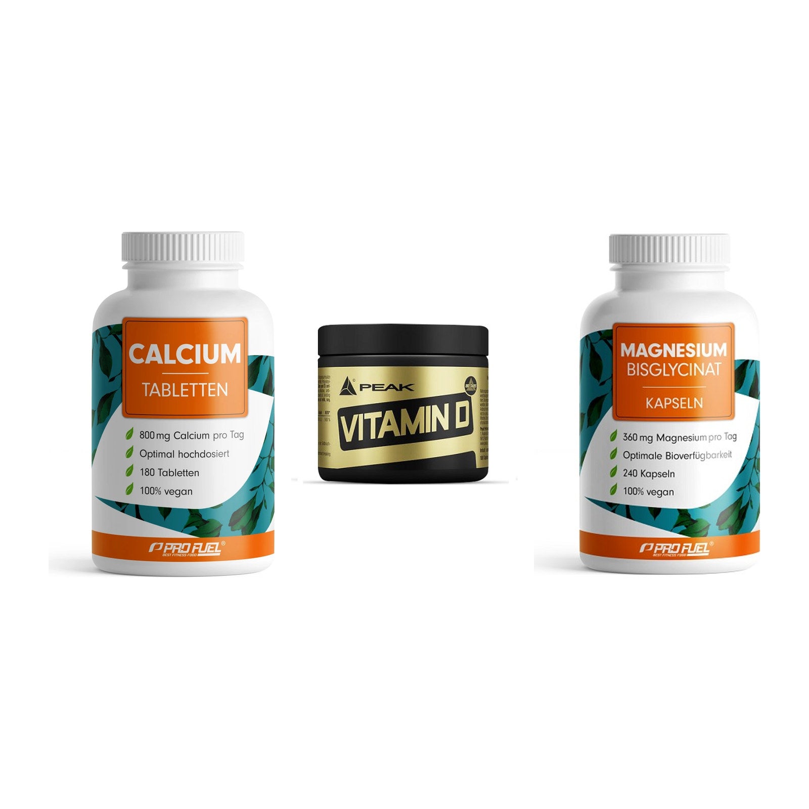 Calcium, Vitamin D & Magnesium: ProFuel Calcium + 2 weitere – alle enthaltenen Artikel