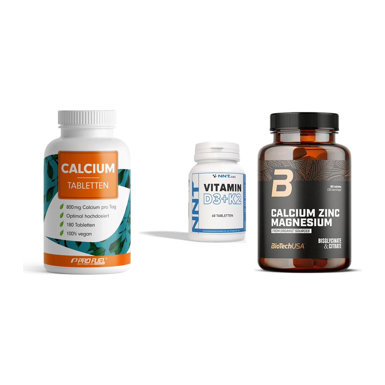 Calcium, Vitamin D & Magnesium: ProFuel Calcium + 2 weitere – alle enthaltenen Artikel