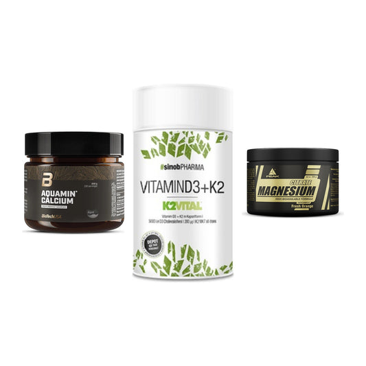 Calcium, Vitamin D & Magnesium: BioTech Aquamin Calcium + 2 weitere – alle enthaltenen Artikel