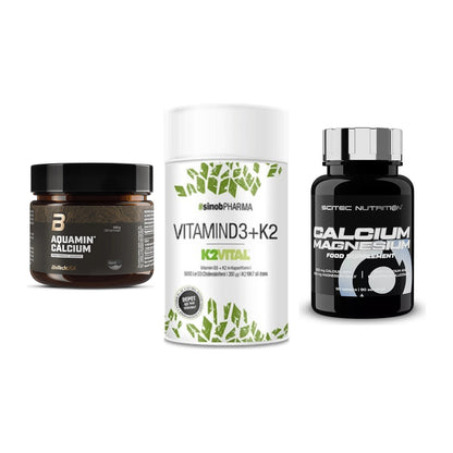 Calcium, Vitamin D & Magnesium: BioTech Aquamin Calcium + 2 weitere – alle enthaltenen Artikel