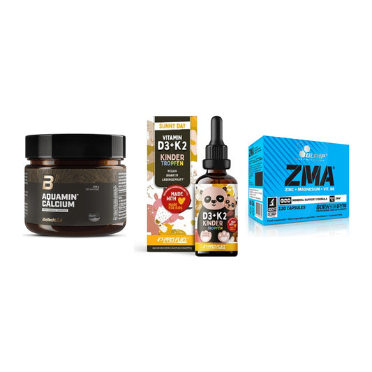 Calcium, Vitamin D & Magnesium: BioTech Aquamin Calcium + 2 weitere – alle enthaltenen Artikel