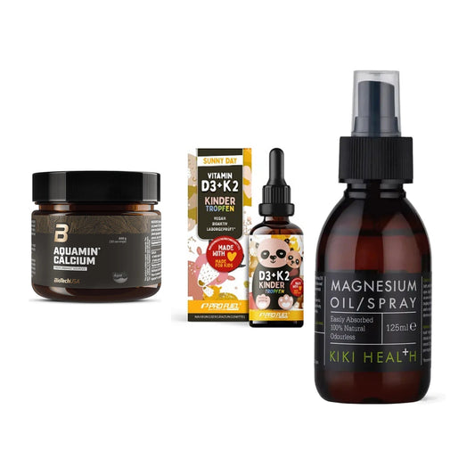 Calcium, Vitamin D & Magnesium: BioTech Aquamin Calcium + 2 weitere – alle enthaltenen Artikel