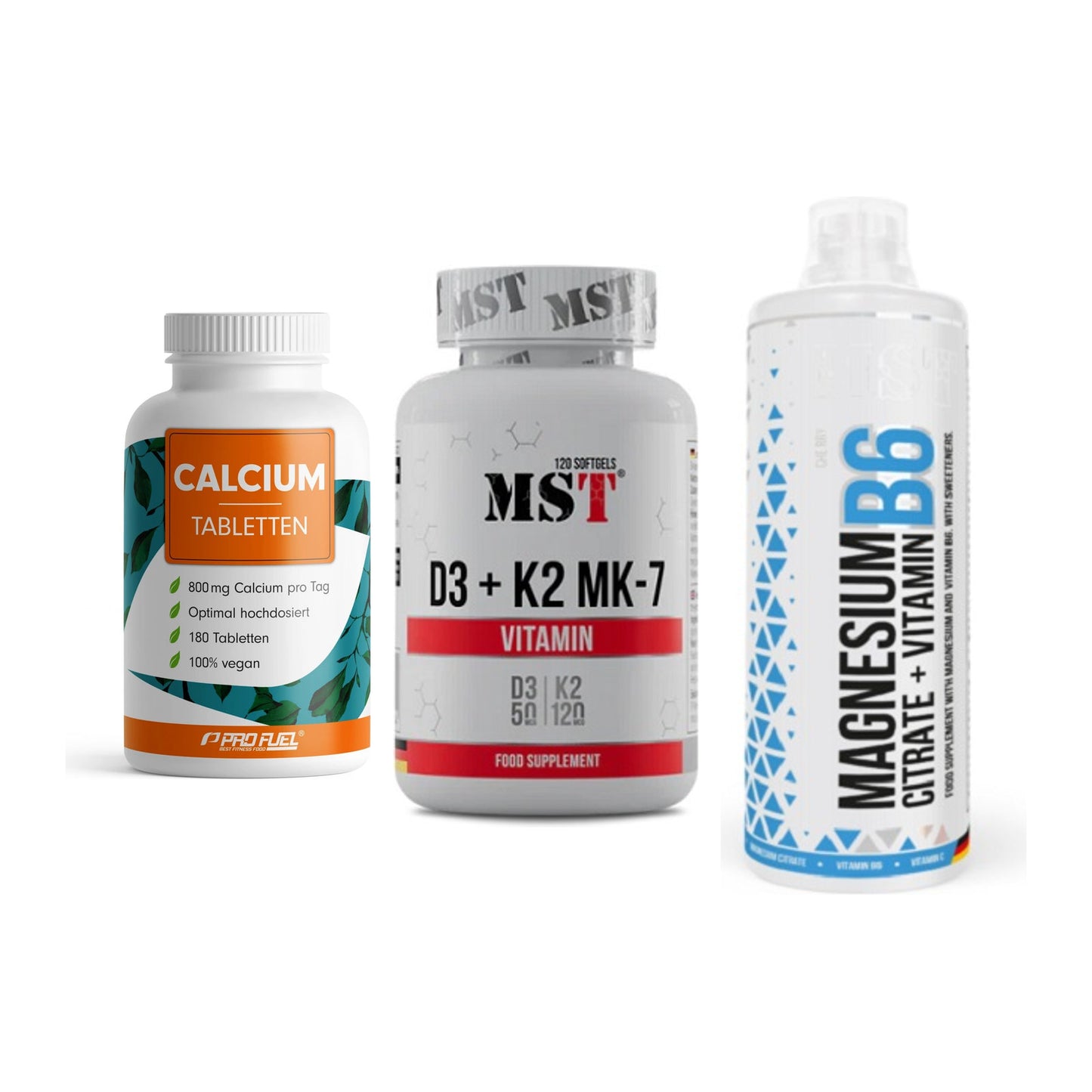Calcium, Vitamin D & Magnesium: ProFuel Calcium + 2 weitere – alle enthaltenen Artikel