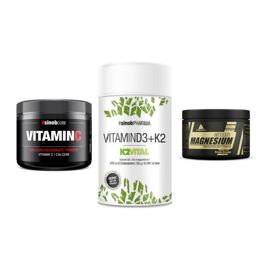 Calcium, Vitamin D & Magnesium: Sinob Vitamin C Calcium + 2 weitere – alle enthaltenen Artikel