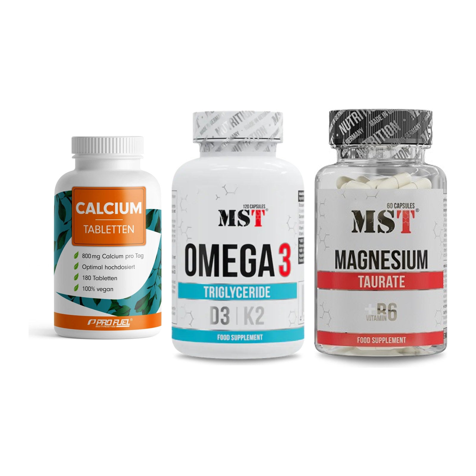 Calcium, Vitamin D & Magnesium: ProFuel Calcium + 2 weitere – alle enthaltenen Artikel