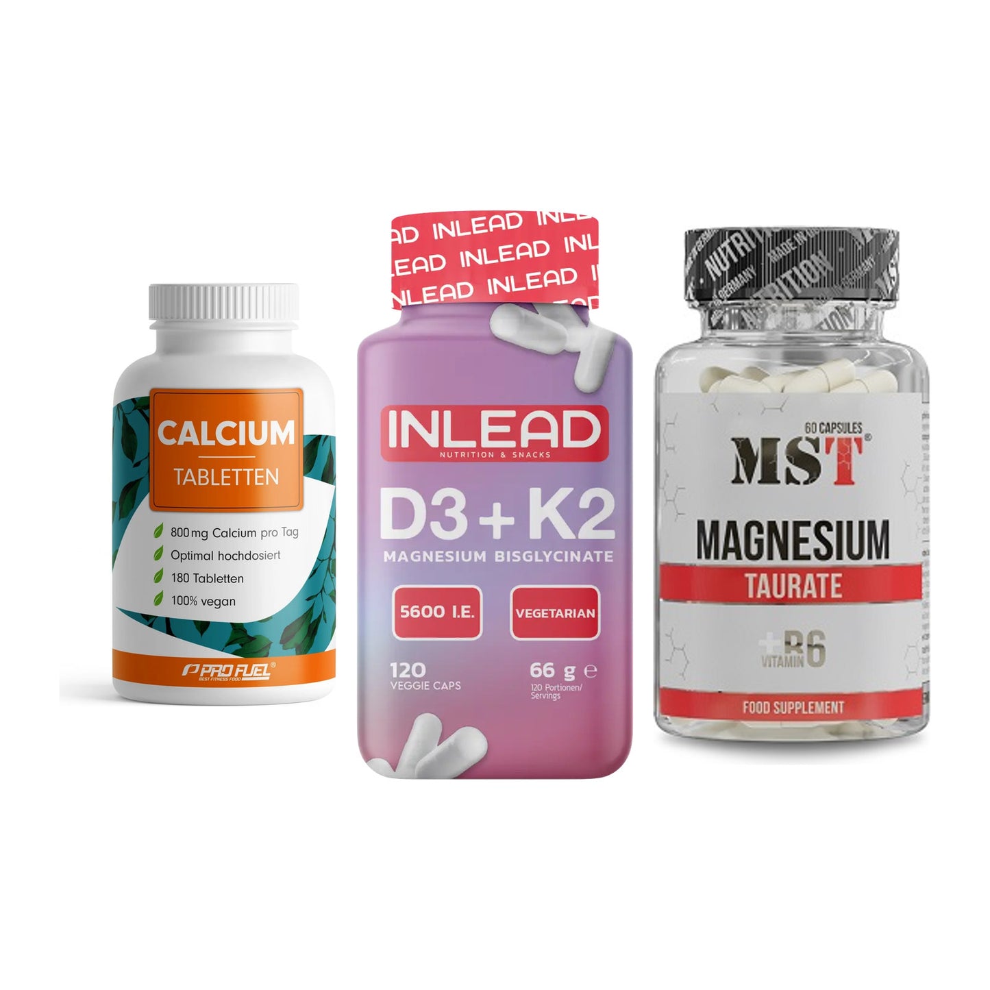 Calcium, Vitamin D & Magnesium: ProFuel Calcium + 2 weitere – alle enthaltenen Artikel