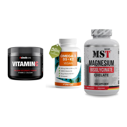 Calcium, Vitamin D & Magnesium: Sinob Vitamin C Calcium + 2 weitere – alle enthaltenen Artikel