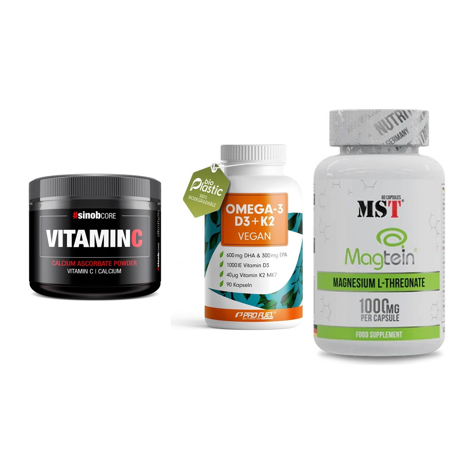 Calcium, Vitamin D & Magnesium: Sinob Vitamin C Calcium + 2 weitere – alle enthaltenen Artikel