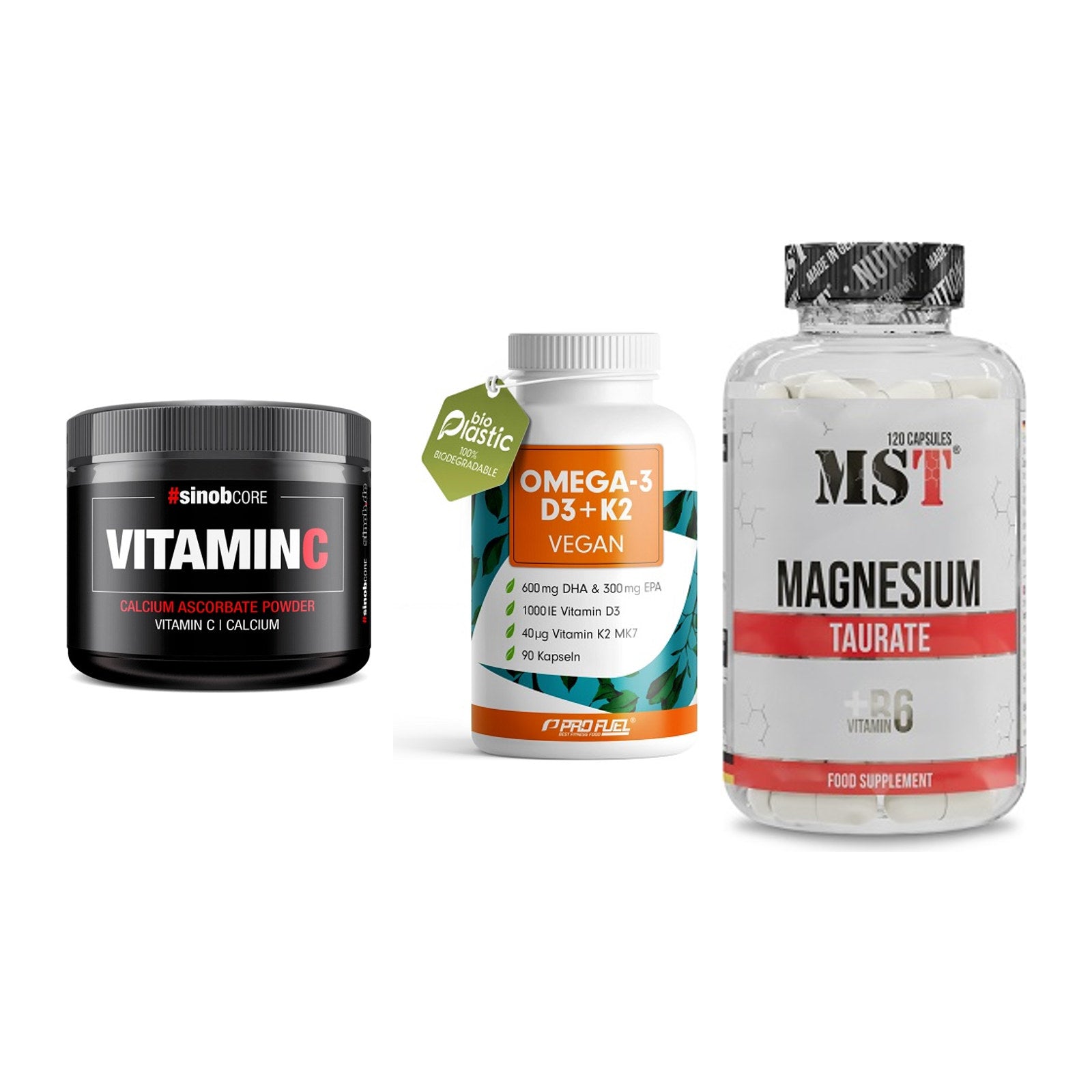 Calcium, Vitamin D & Magnesium: Sinob Vitamin C Calcium + 2 weitere – alle enthaltenen Artikel