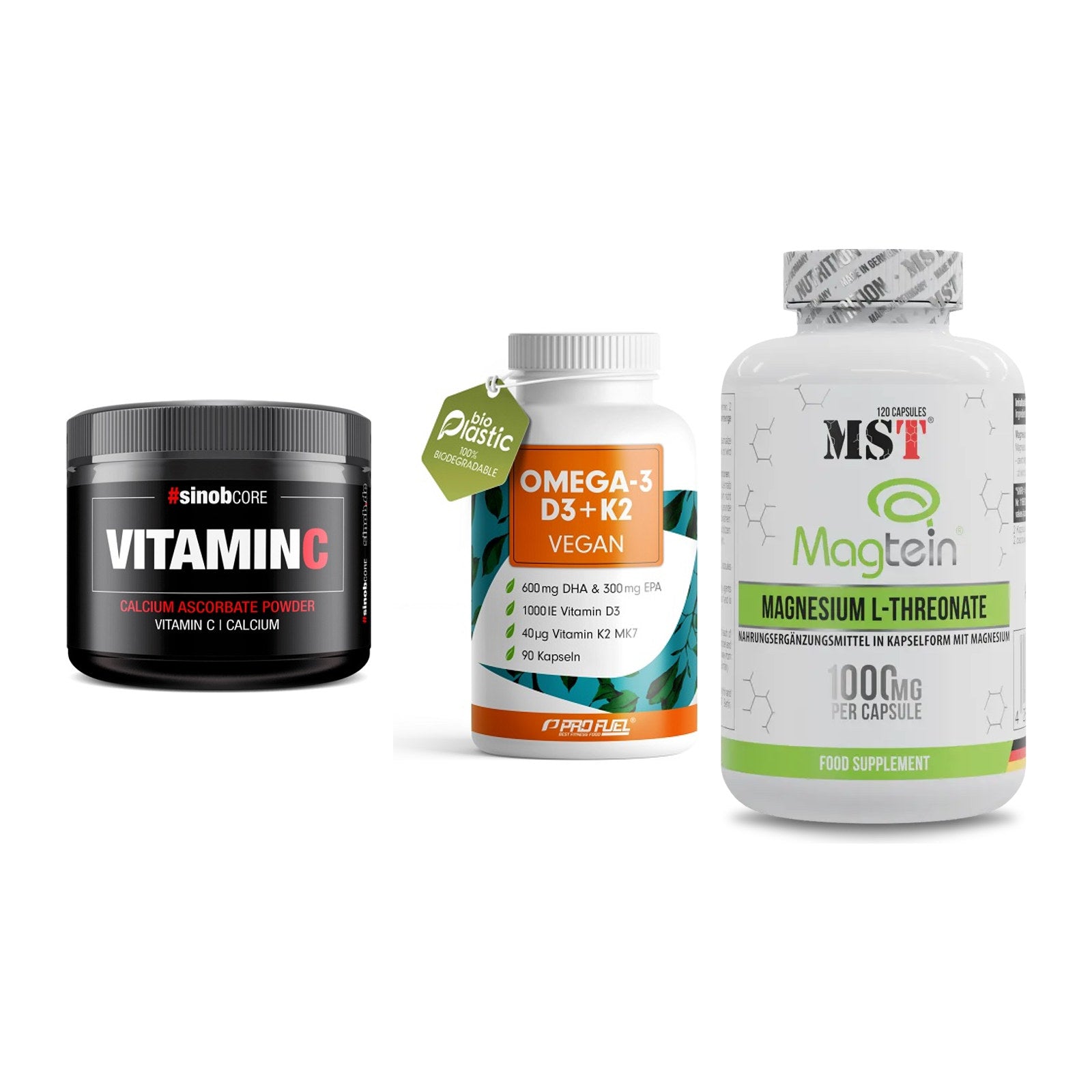 Calcium, Vitamin D & Magnesium: Sinob Vitamin C Calcium + 2 weitere – alle enthaltenen Artikel