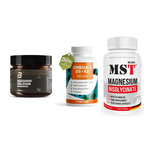 Calcium, Vitamin D & Magnesium: BioTech Aquamin Calcium + 2 weitere – alle enthaltenen Artikel