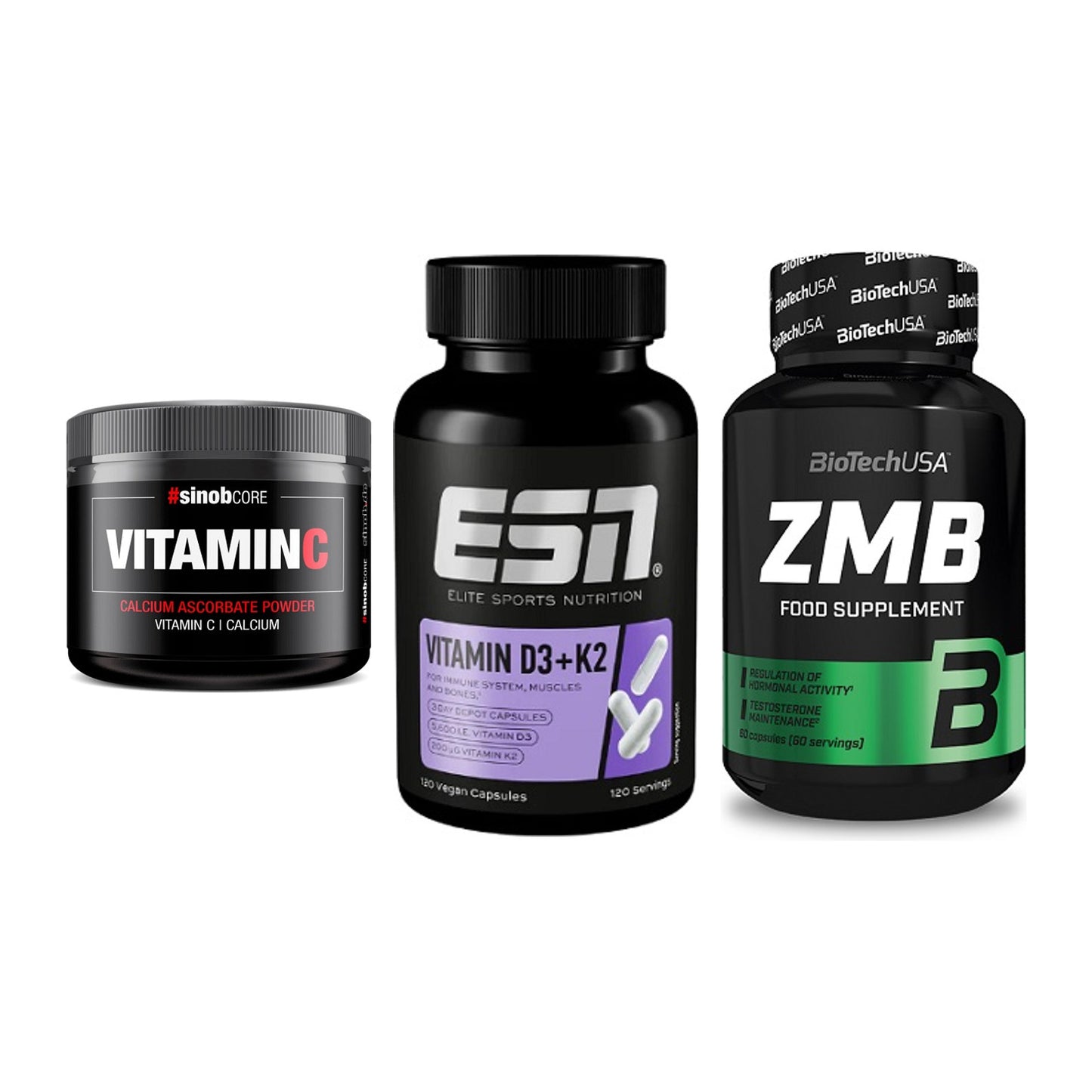 Calcium, Vitamin D & Magnesium: Sinob Vitamin C Calcium + 2 weitere – alle enthaltenen Artikel