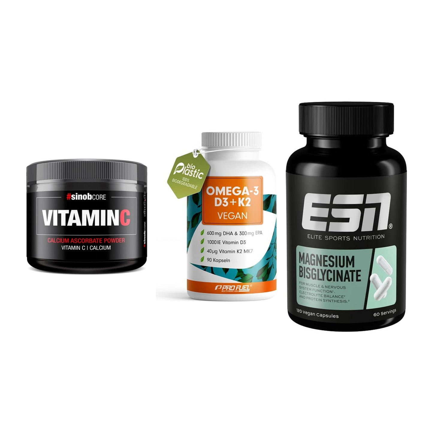 Calcium, Vitamin D & Magnesium: Sinob Vitamin C Calcium + 2 weitere – alle enthaltenen Artikel