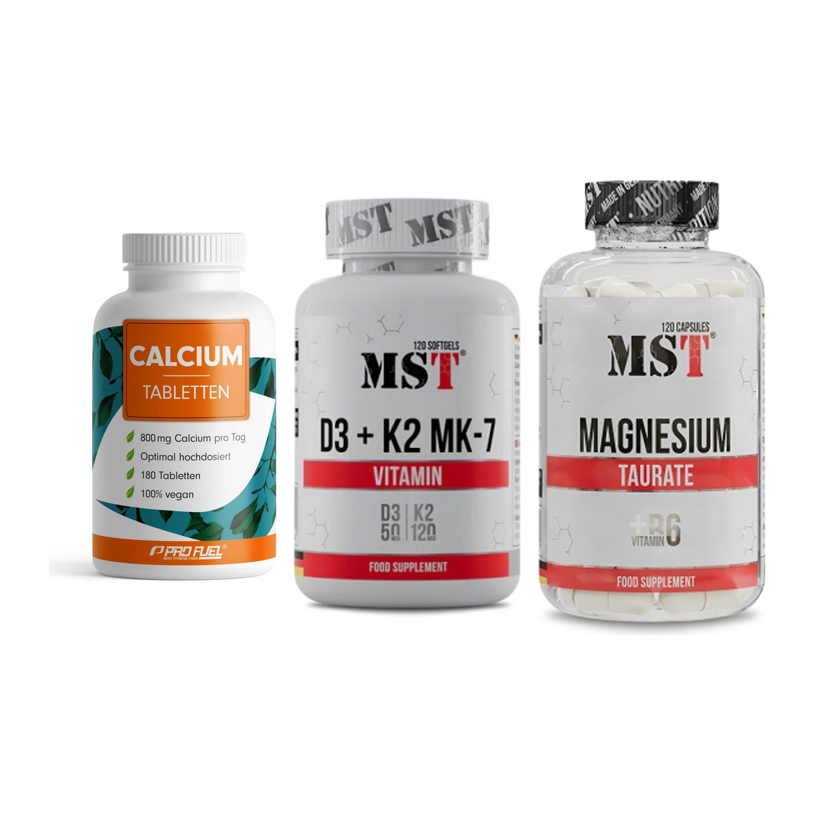 Calcium, Vitamin D & Magnesium: ProFuel Calcium + 2 weitere – alle enthaltenen Artikel