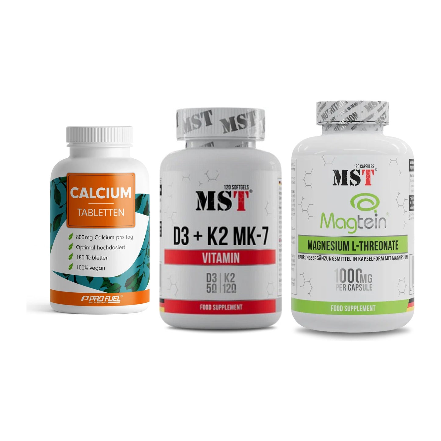 Calcium, Vitamin D & Magnesium: ProFuel Calcium + 2 weitere – alle enthaltenen Artikel