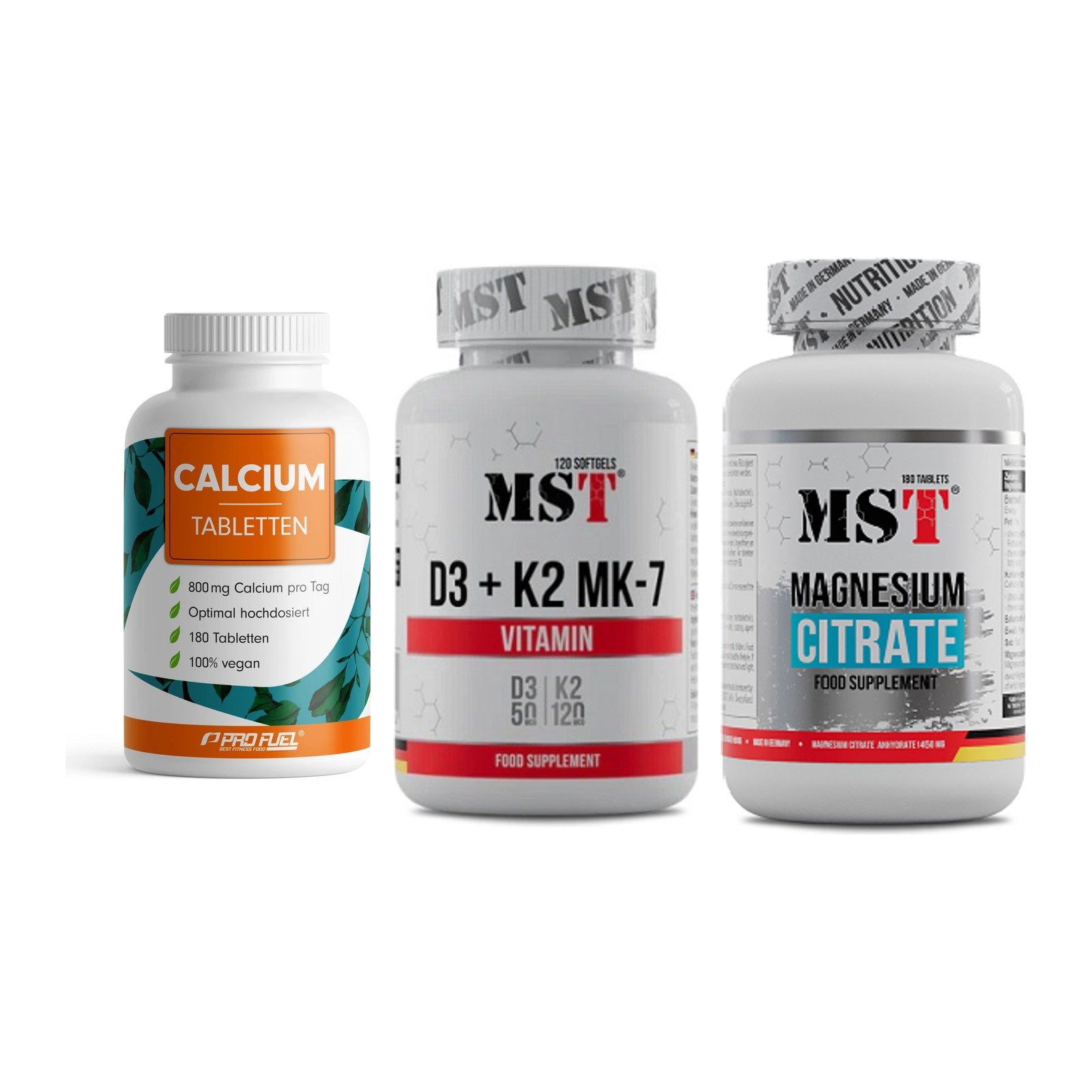 Calcium, Vitamin D & Magnesium: ProFuel Calcium + 2 weitere – alle enthaltenen Artikel
